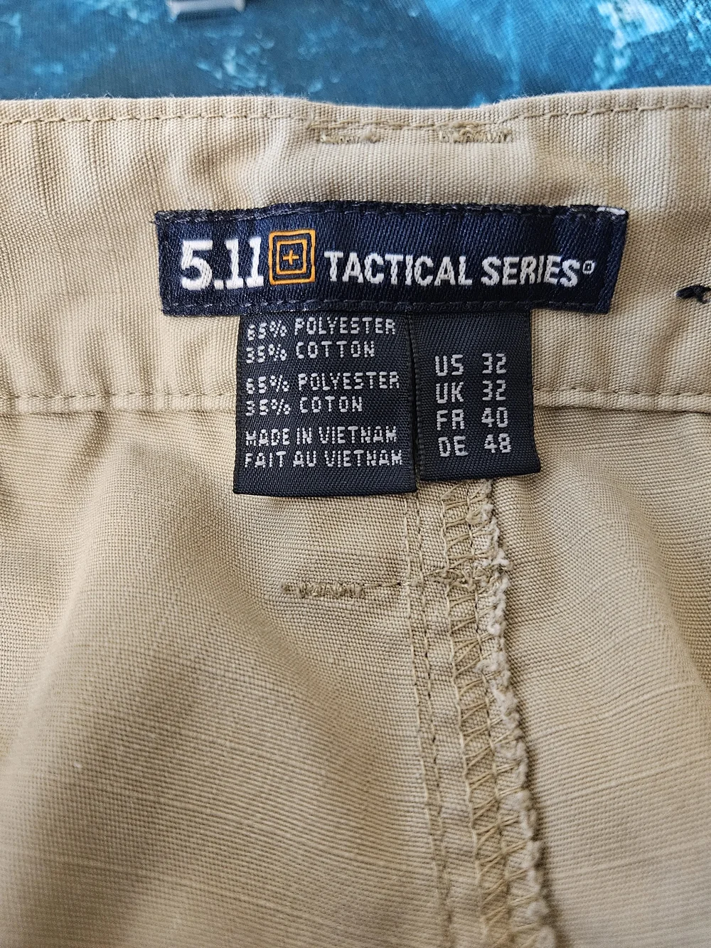 5.11 Tactical Men's Cargo Shorts Khaki 8 Pocket Utility Hiking Camping Fisherman